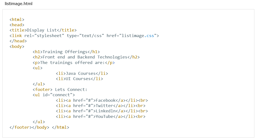 CSS Classification Properties list image