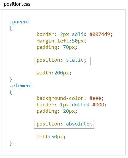 CSS Position Properties css code 4