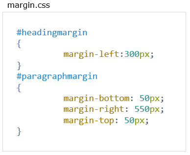 css margin properties css code